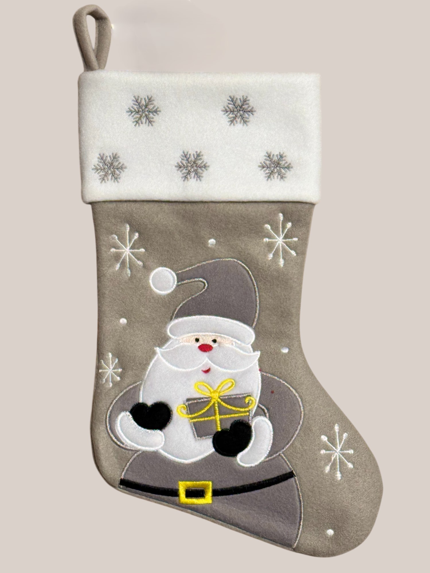 Weihnachtssocken zum Hängen