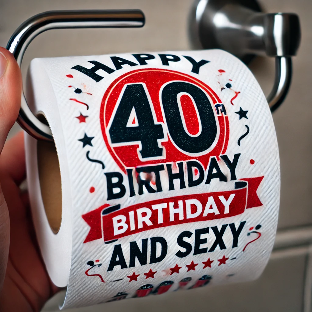 Geburtstags Toilettenpapier 