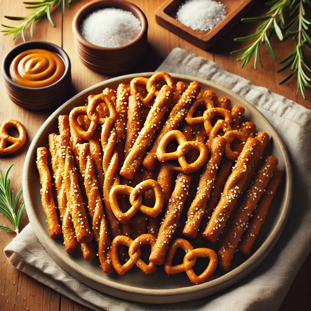 Vegane Brezel Sticks