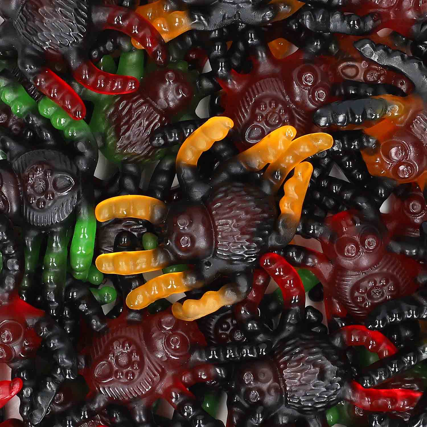 Tarantula 75 extraweiche Fruchtgummi-Spinnen in 6 verschiedenen Geschmacksrichtungen