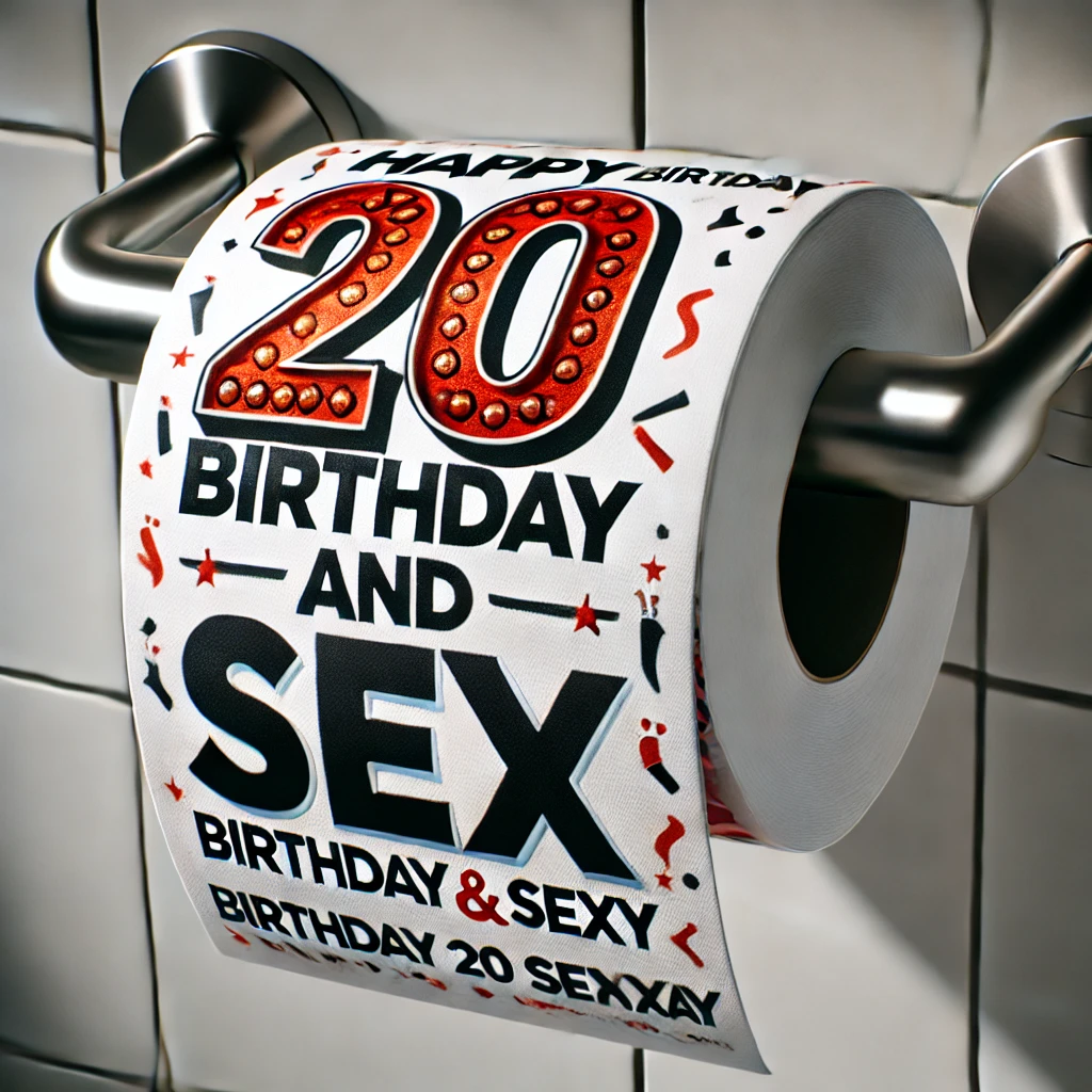 Geburtstags Toilettenpapier 