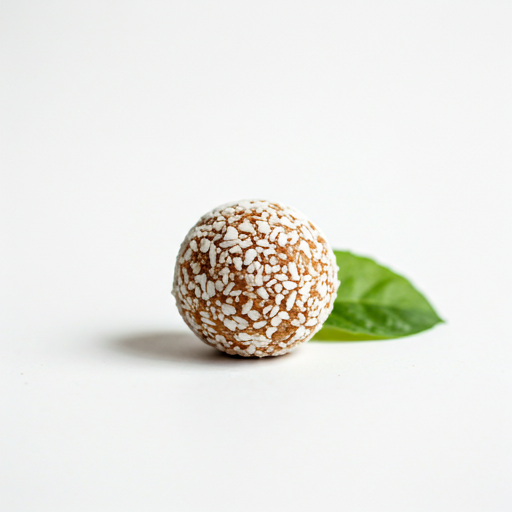 Bio-Powerballs „Nuss-Vanille, ummantelt von Kokos“